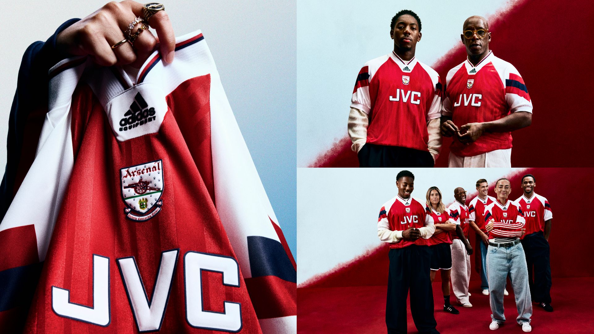 Arsenal throw it back to the 90s! Gunners & adidas release Bring